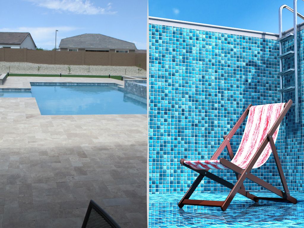 AAABAR Swimming Pools design and build team planning custom pool in Glendale AZ. Call (623) 340-1422